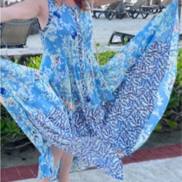 Aratta Silent Journey maxi dress size M - Picture 9 of 9